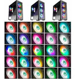 Musetex Atx Mid-tower Chasis Gaming Pc Case 4 Ventiladores