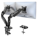 Soporte Monitor Dual Para Pantalla Pc De 17 A 33 Pulgadas Negro
