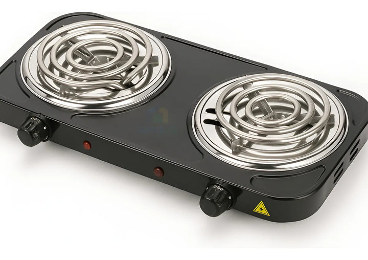 Fogon Eléctrico 2 Puestos Estufa 5 Niveles De Temperatura