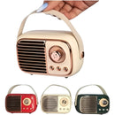 Parlante Bluetooth Radio Fm Vintage Recargable 5v Lector Usb Rojo, Verde, Beige