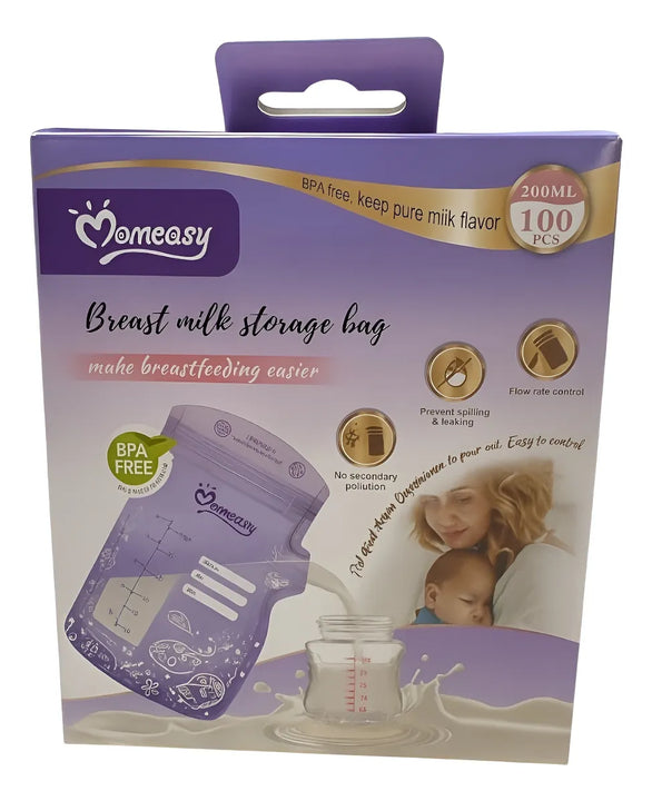 Bolsas Almacenamiento Leche Materna 100 Unidades Momeasy