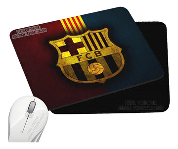 Pad Mouse Rectangular Barcelona Futbol Equipo 3 Negro