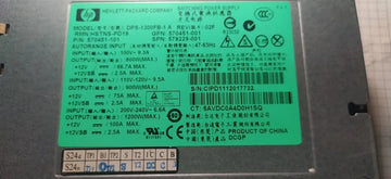 Fuente De Poder Real Hp 1200 Watts Mineria 80 Plus Platino Negro