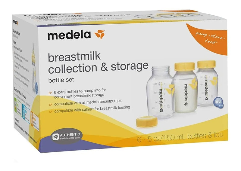 Medela Botellas Almacenamiento Leche Materna 5onz 6 Unidades