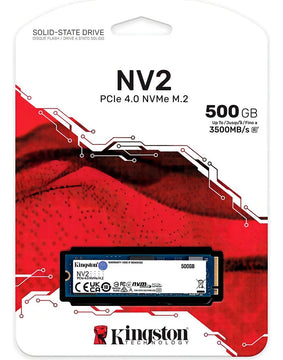 Unidad De Estado Solido Ssd M.2 500gb Kingston Nv2 Pcie 4.0 Nvme Snv2s/500g