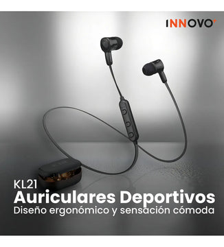 Audifono Bluetooth Deportivo Control Volumen Con Estuche Kin Hifi Sound Hifi Sport