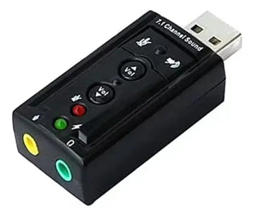 Tarjeta De Sonido Externa Usb 7.1 Adaptador Audio Microfono