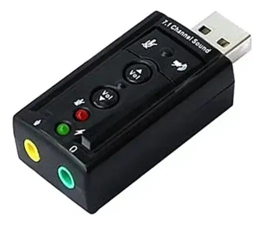 Tarjeta De Sonido Externa Usb 7.1 Adaptador Audio Microfono