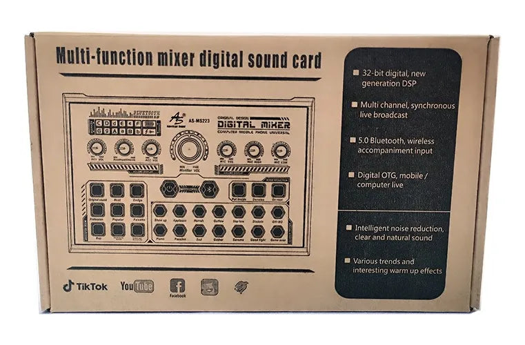 Mezclador Transmision En Vivo American Sound Asms223