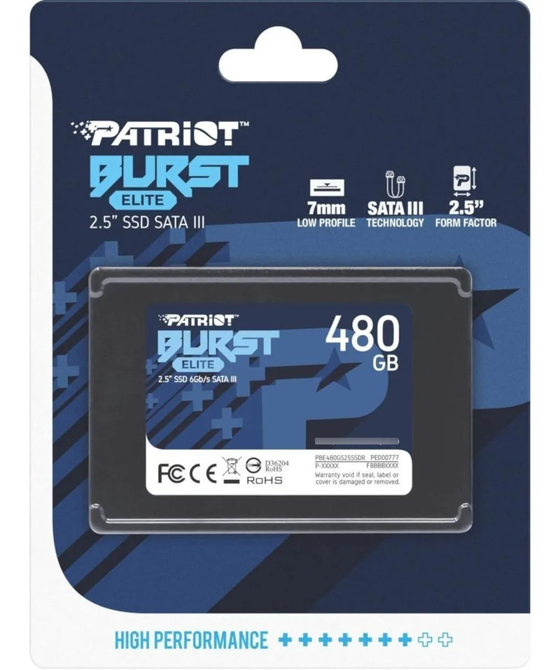 Disco Sólido Ssd 480gb Patriot Burst Elite 2.5