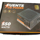 Fuente De Poder Iconnex Uf-550w 550w 80 Plus Bronze Negro