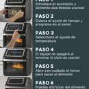 Freidora Horno De Aire 12 L Renahouse Rh-97 Pantalla Tactil Negro