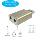 Alleasy Usb Tarjeta De Sonido Adaptador De Audio Usb Adaptad