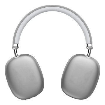 Audífonos Bluetooth Inalámbricos Movisun K20 Diadema Color Plateado