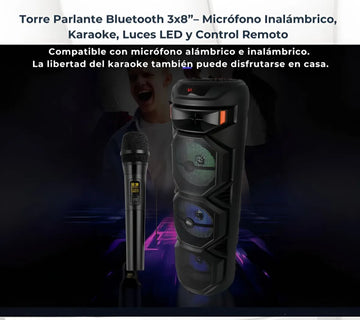 Parlante Torre Seisa Yx-s8301 150w Inalámbrico Negro