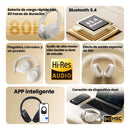 Haylou S30 Pro Anc Audífonos Diadema Gamer Inalámbricos/con Micrófono, Bluetooth 5.4, Llamadas Manos Libres, Cancelación De Ruido Adaptativa De - 43db, Controlador 40mm, 80h Reproducción, Blanco