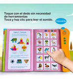 Libro De Estudio Aprendizaje Interactivo Niños Español 20 Actividades Naranja