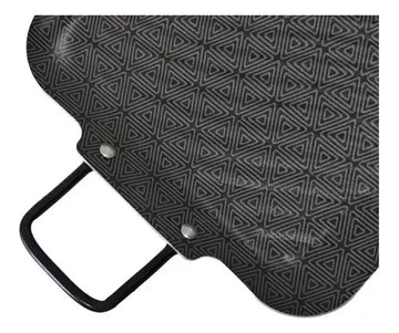 Pancha Para Asar Imusa Doble Asa Antiadherente Negro