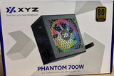 Fuente Poder Xyz Phantom 700w Argb 80+ Bronze Negro