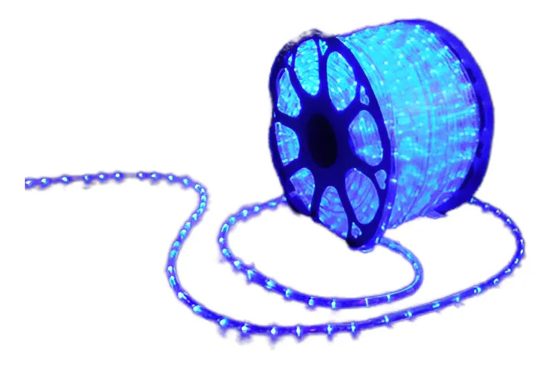 Manguera Led 3 Vias Luces Navideñas X 3mt Azul