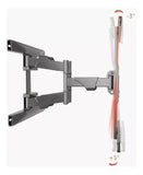 Soporte Tv 40 A 85 Pulgadas Extensible Doble Brazo Nia P6 Negro