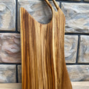 Tabla De Cortar En Madera Teca 100%natural Tabla Hacha Pequeña