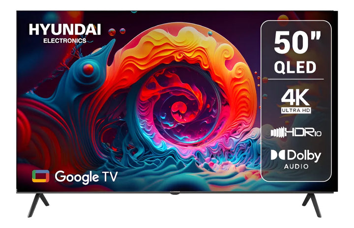 Televisor Hyundai 50 Pulgadas Smart Tv Qled 4k Google Tv