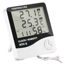 Termohigrometro Digital Higrometro,termometro,reloj Alarma