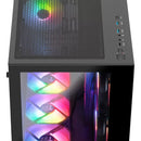 Gabinete Gamer Aerocool Dryft Negro Con 6 Ventiladores Argb Lateral