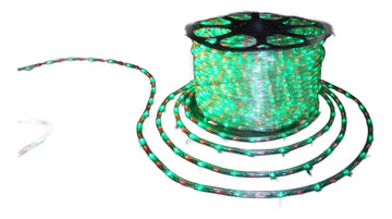 Manguera Led 3 Vias Luces Navideñas X 30mt Verde Y Rojo