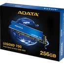 Disco De Estado Solido Ssd Tipo M.2 Adata Legend De 256 Gb Azul