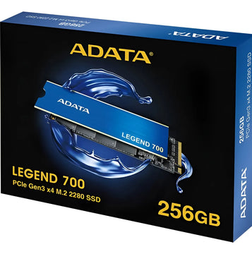 Disco De Estado Solido Ssd Tipo M.2 Adata Legend De 256 Gb Azul