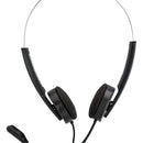 Auriculares Con Micrófono Genius Hs-220u Usb Color Negro