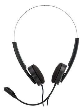 Auriculares Con Micrófono Genius Hs-220u Usb Color Negro