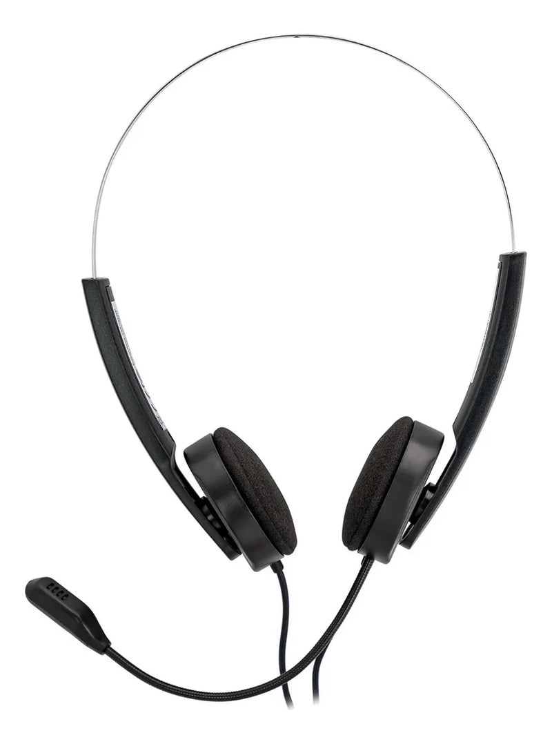 Auriculares Con Micrófono Genius Hs-220u Usb Color Negro