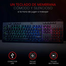 Teclado Gamer Redragon Shiva K512 RGB QWERTY Español Latinoamérica Color Negro con Luz RGB