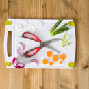 Tabla De Cortar Antibacterial Pequeña 36x25cm Ilko Color Blanco Microban