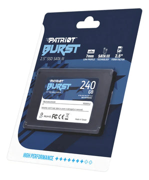 Disco sólido interno Patriot Burst PBU240GS25SSDR 240GB negro