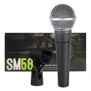 Micrófono Shure SM SM58-LC Dinámico Cardioide color gris oscuro y plateado