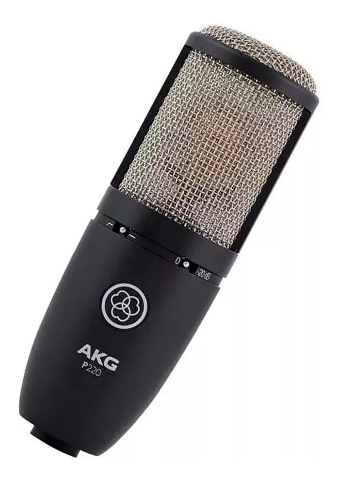 Micrófono AKG P220 Condensador Cardioide color negroS