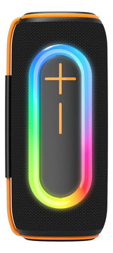 Parlante Inalámbrico Movisun Zamba 10w + 10w Color Negro