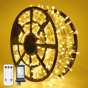 Luces Navideñas Jmexsuss 600 Led 8 Modos Impermeables Para D
