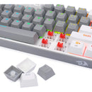 Teclado Bluetooth Redragon Fizz K616 Rgb Gris Blanco Español Idioma Español España