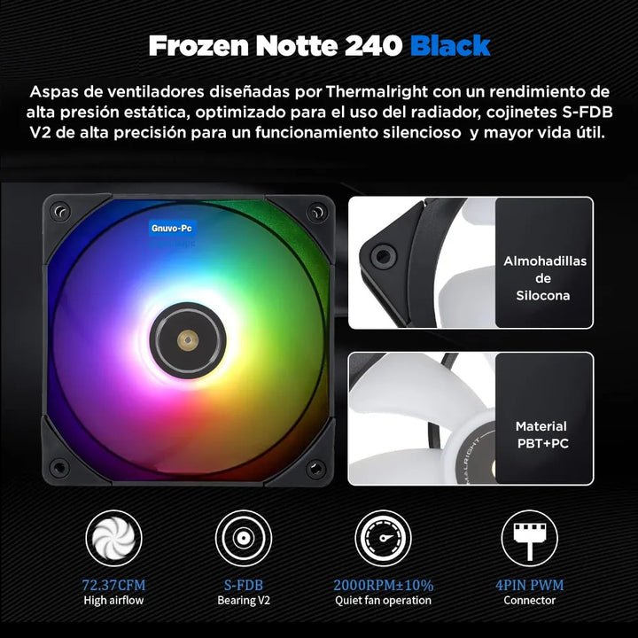 Refrigeracion Liquida Thermalright 240 Argb Lga 1700 Am5 Am4