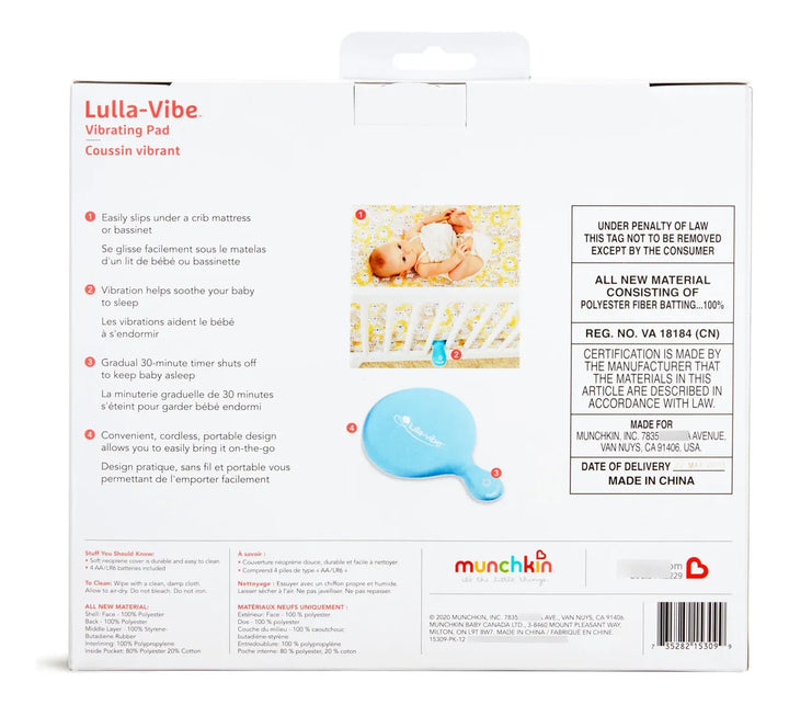 Almohadilla Vibratoria Para Cuna Lulla-vibe Munchkin
