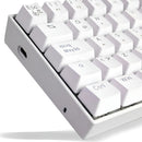 Teclado Mecánico Redragon Dragonborn K630w Red Switch Color Del Teclado Blanco Idioma Inglés Us
