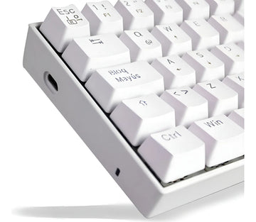 Teclado Mecánico Redragon Dragonborn K630w Red Switch Color Del Teclado Blanco Idioma Inglés Us