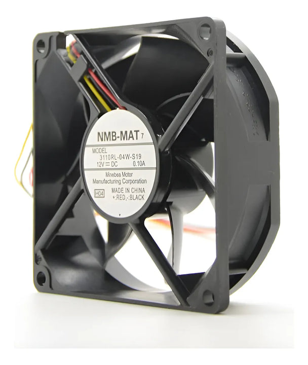 Ventilador De Refrigeración 8x8x2.5cm Brushless 12v 3 Cables