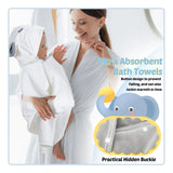 Preboun 2 Toallas De Bambu Con Capucha Para Ninos De 27.5 X