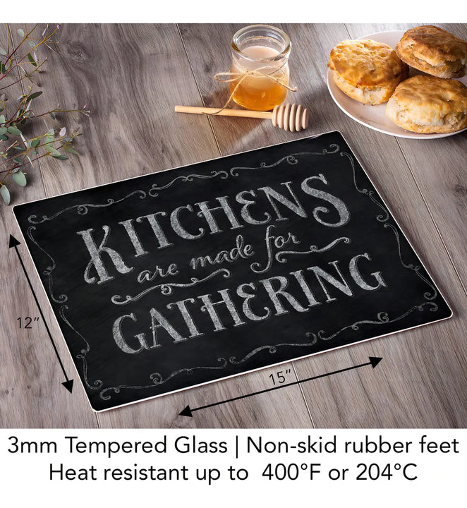Chalk It Up Kitchens Están Hechas Para Recolectar Tablas D. Color Negro/Blanco
